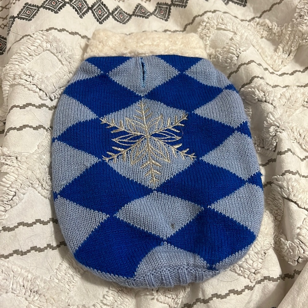 Blue XS Dog Sweater East Side Collection